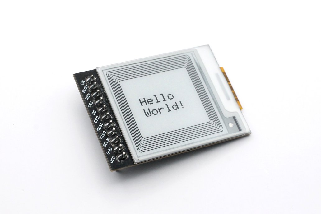 1.54" Monochrome eInk ePaper SPI 152x152 Display 1