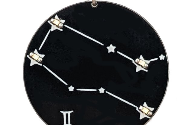 Gemini Zodiac Light Up Constellation Necklace 👬🏻