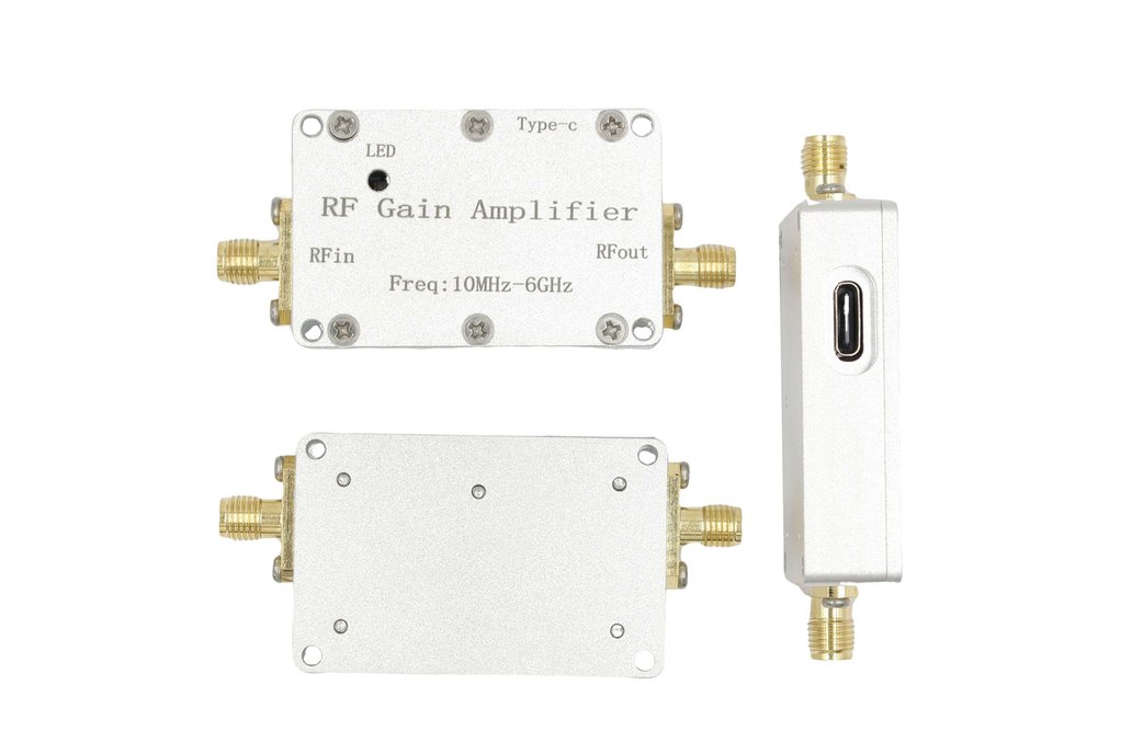 10M-6GHz Low Noise LNA RF Amplifier 40dB Gain 1