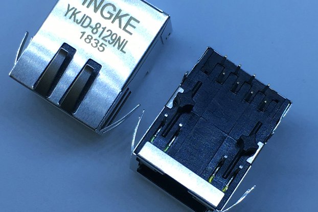 ARJC02-111008B 1 Port RJ45 Magnetic Modular Jacks