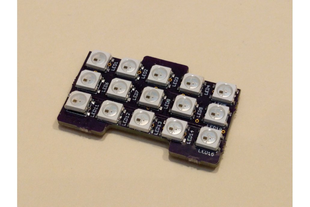 RGB LED board for Firefly 3D-printed quadcopter  1