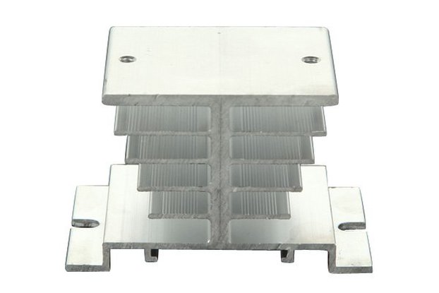 Aluminum Alloy Heat Sink For Solid State Relay SSR