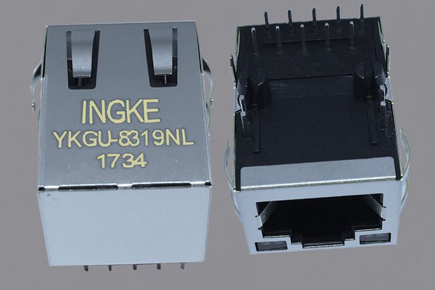 7499111447 Gigabit  RJ45 connector with magnetics