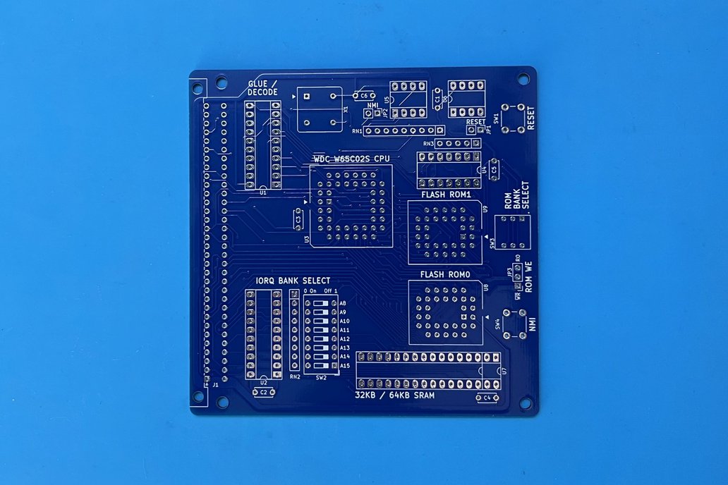 Minimalist ECB (MECB) - WDC W65C02S PLCC CPU Card 1
