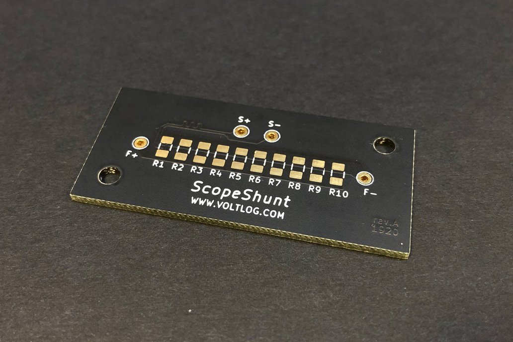 ScopeShunt PCB  Current Measurement Resistor Shunt 1