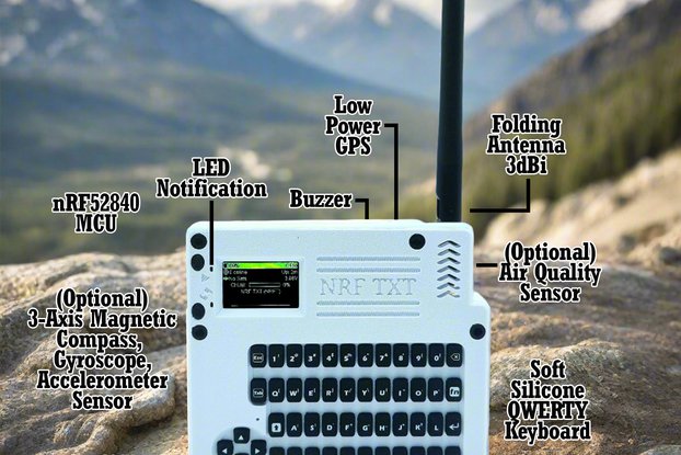 NRF-TXT - Stand Alone Meshtastic node (Complete)