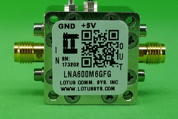 Amplifier LNA 0.9dB NF 600MHz to 6GHz 21dB Gain