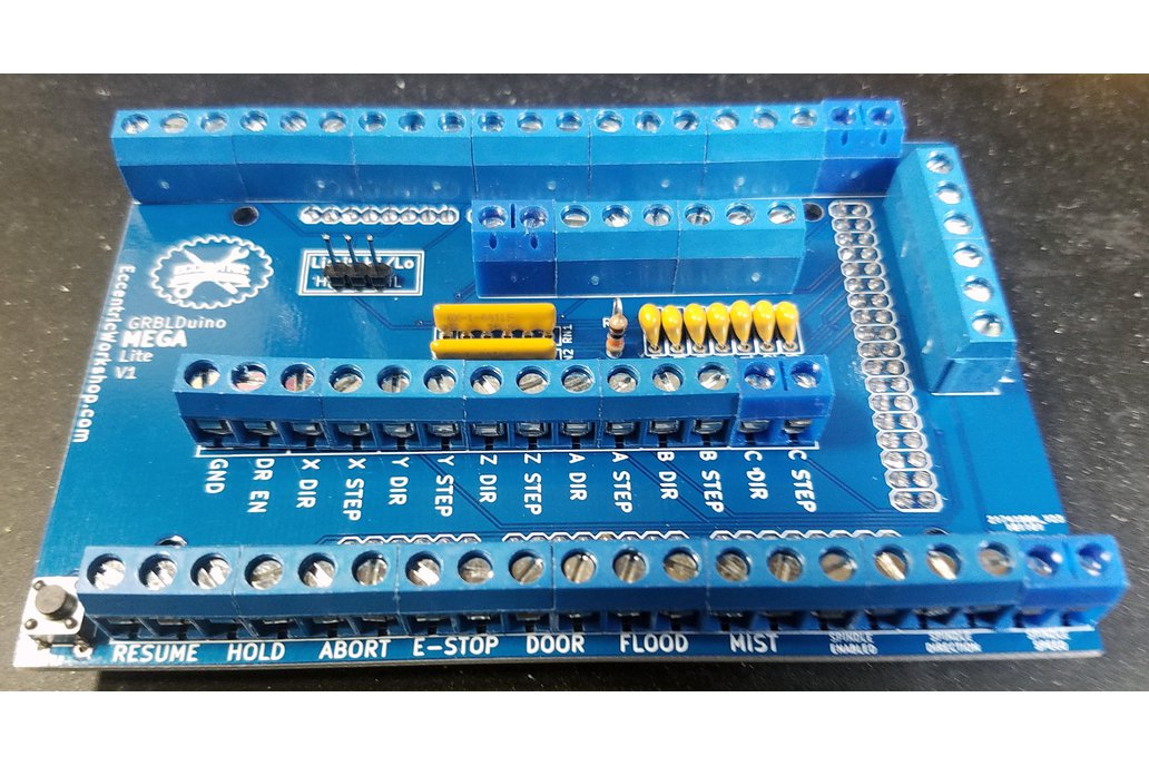 GRBLDuino Mega Shield GRBL 1.1 Arduino CNC Controller Shield for router 