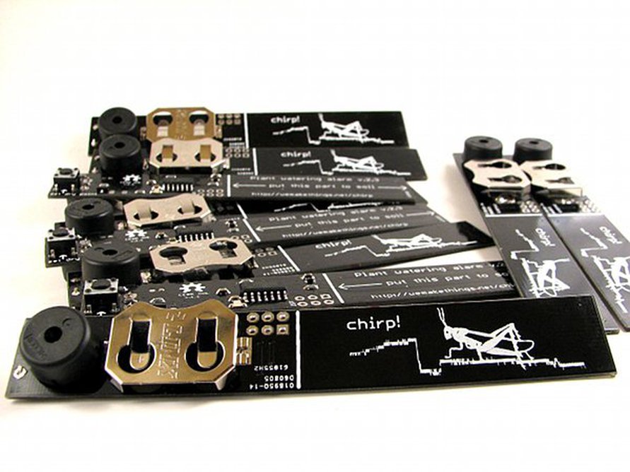 Chirp! plant watering alarm from Catnip electronics on Tindie