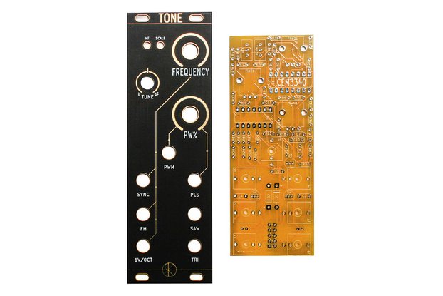 TONE Eurorack Module PCB and Panel Set by Rat King