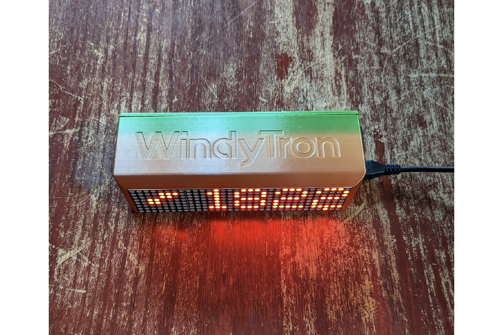 WindyTron Jumbo - Wifi LED Display - PLA Box 1
