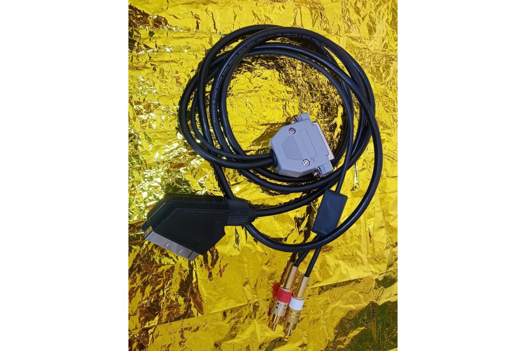 AMYRGB2SCART - An RGB cable for Commodore Amiga 1