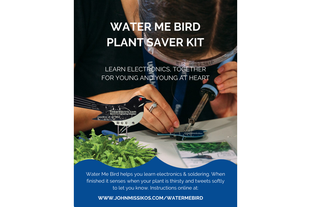 Water Me Bird - Soldering Kit (v5) 1