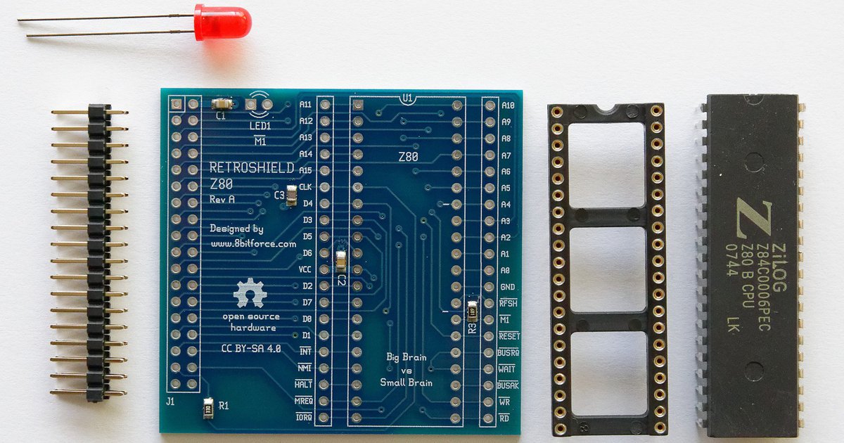 RetroShield Z80 for Arduino Mega from 8-Bit-Force on Tindie