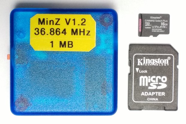 MinZ-C : Small Cased 33 or 36 MHz Z180 with CP/M