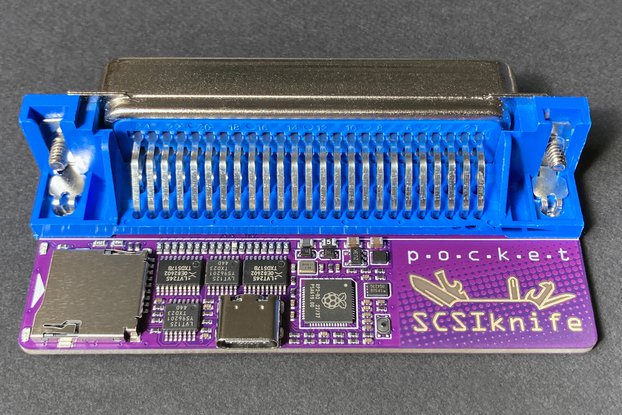 SCSIknife pocket Centronics - ZuluSCSI™ compatible