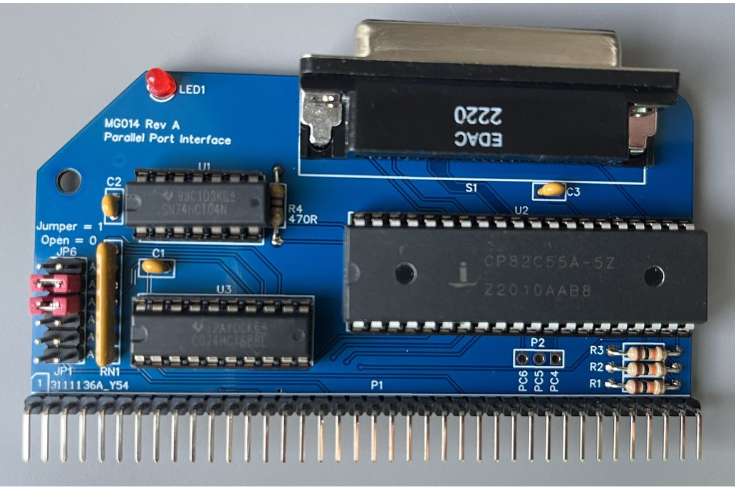 MG014 Parallel Port Interface- Designed for RC2014 1