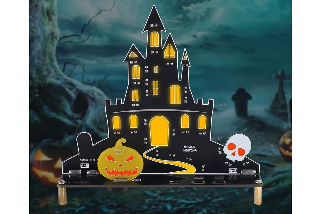 Halloween Spooky Ghost Castle Soldering Kit 1
