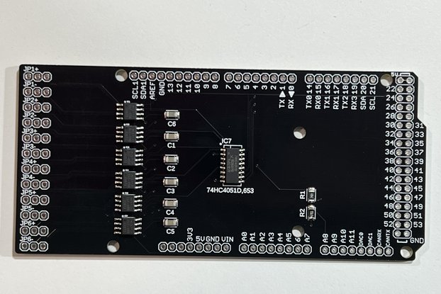 Arduino Due 6-Channel Servo Current Sensor Shield