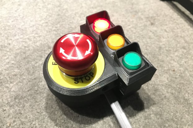 Emergency Stop Switch with LED indicators