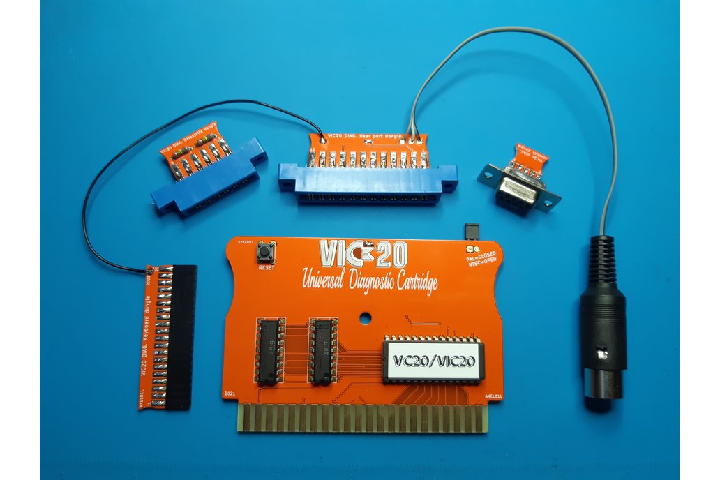 Diagnostic test harness for VIC 20 Commodore 1