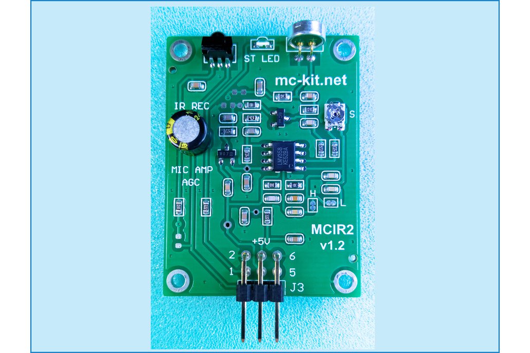 MCIR2 AGC Microphone Amplifier IR remote receiver 1