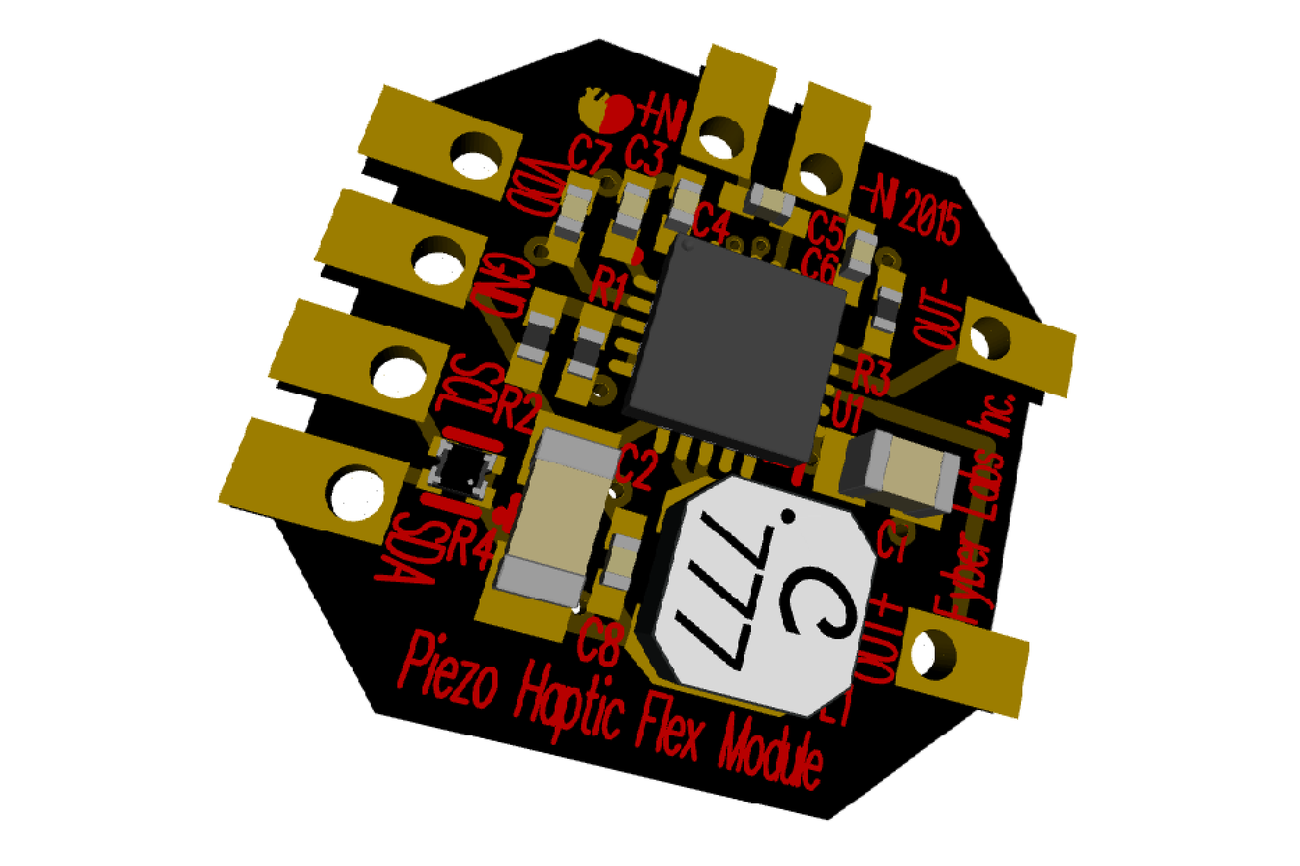 Piezo Haptic Flex Module from Fyber Labs Inc. on Tindie