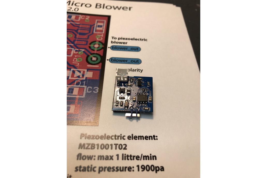 Piezoelectric micro AIR blower version 2.0 1