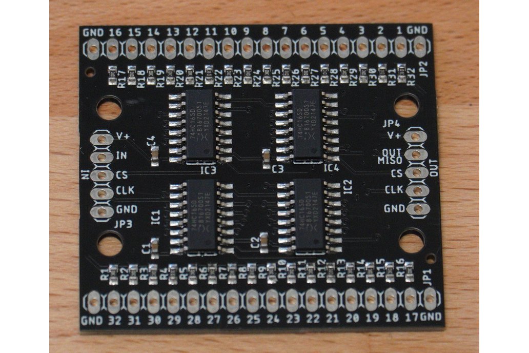 32b shift register SPI button module (4x 74HC165) 1