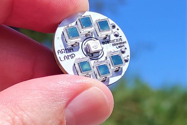 ArmaLamp - supercapacitor powered solar night lamp