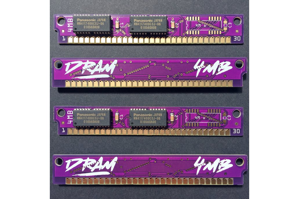 PurpleRAM 16MB (4MB x 4) 30-pin DRAM SIMM kit 1
