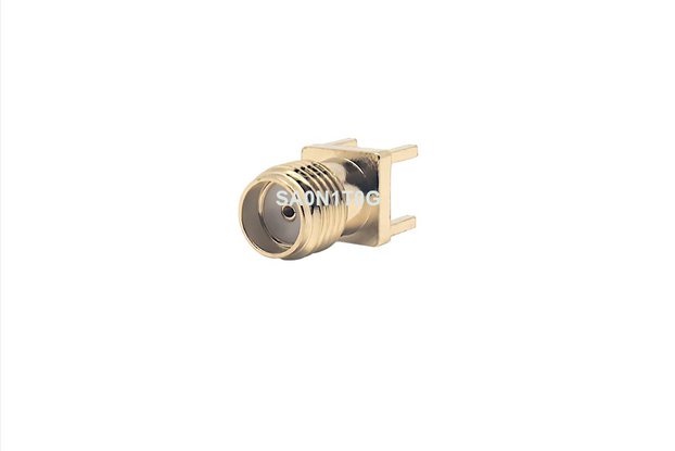 SMA Female Connector PCB THT Mount SA0N1T0G - 4pcs