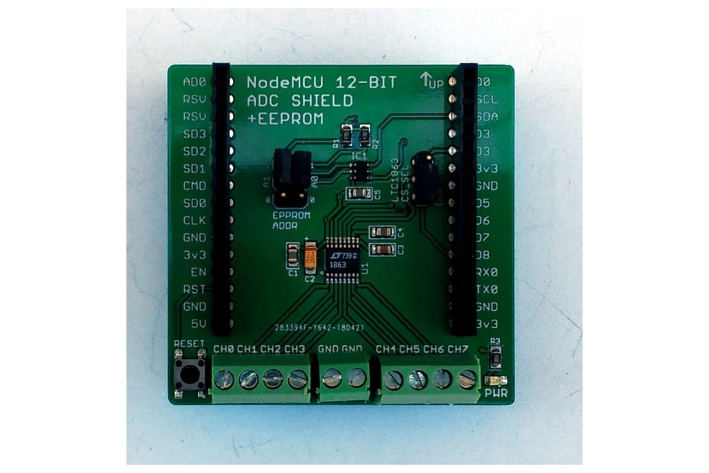 12-Bit/8-Chan ADC w/EEPROM for Wireless Dev Board 1
