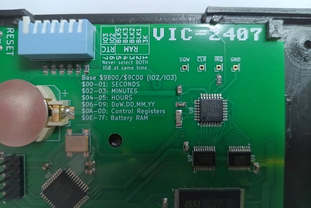 VIC-2407 RealTime Clock + 35KB expansion cartridge