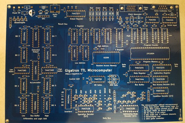 Gigatron TTL Microcomputer, DIY Hardware Project
