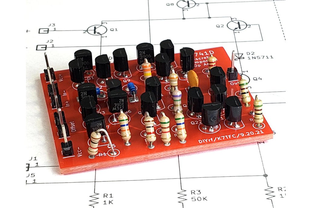 OA741D Op-Amp / Bare PCB 1