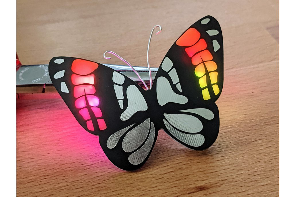 Rainbow Butterfly: Beautiful simple soldering kit 1