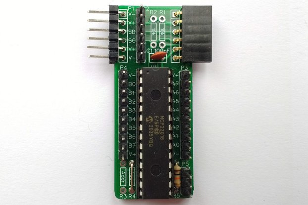 SC403 I2C Digital I/O Module Kit (MCP23018)