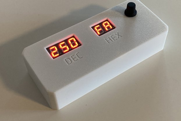 DIY Electronics Kit: DEC-HEX Converter, Model A