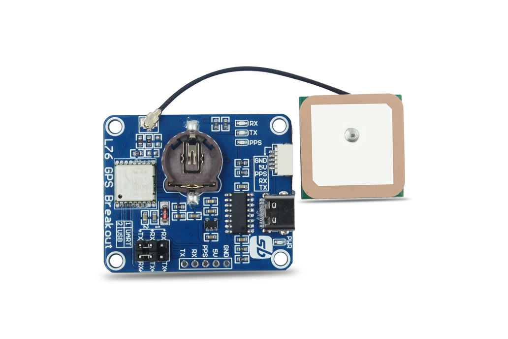 L76K GPS Breakout with Antenna 1