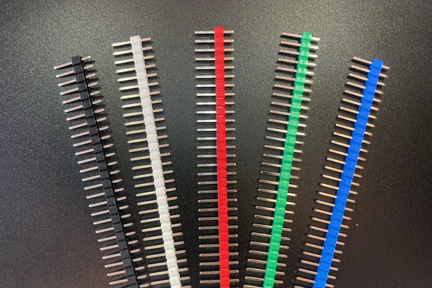 Colorful Breakable Pin Headers 40 Pins (2 pcs)