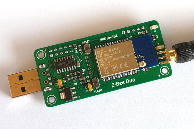 Z-Bee Duo. Modular CC2652P zigbee 3.0 adapter