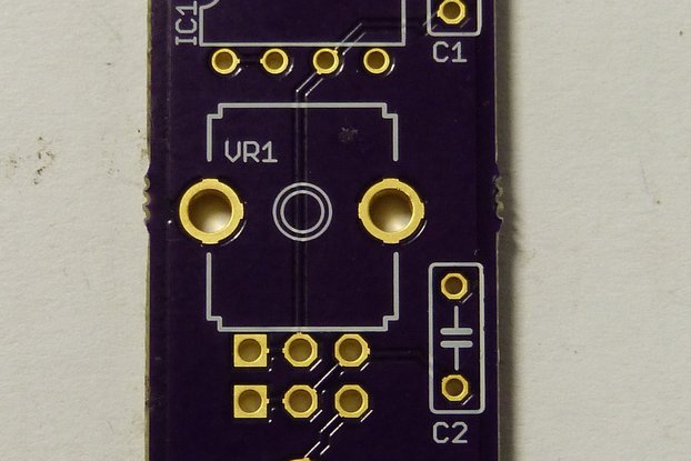 Resonant low-pass filter PCB for Eurorack systems