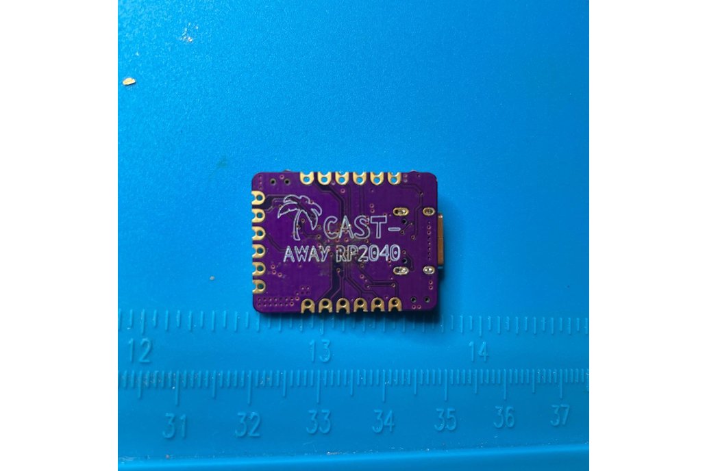 CAST-AWAY RP2040 - A Castellated RP2040 Dev Board 1