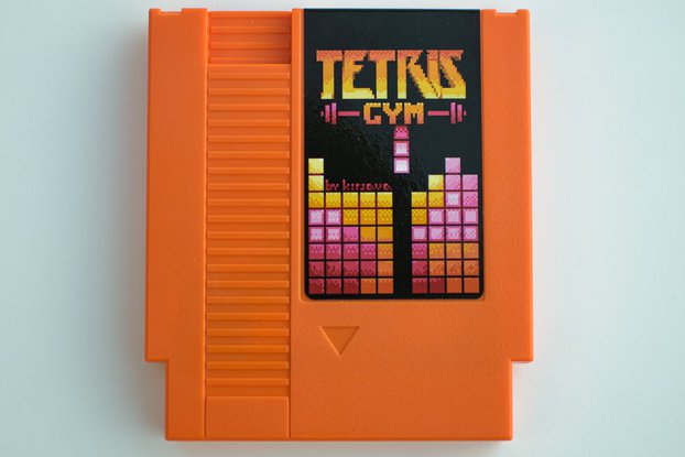 TetrisGYM v6 NES Cartridge (fangame)