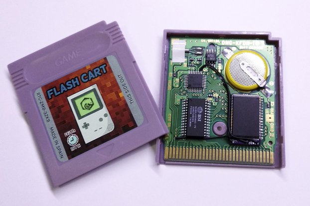 Pre-Modded Flash Cartridge with MBC3 + RTC (Timer)