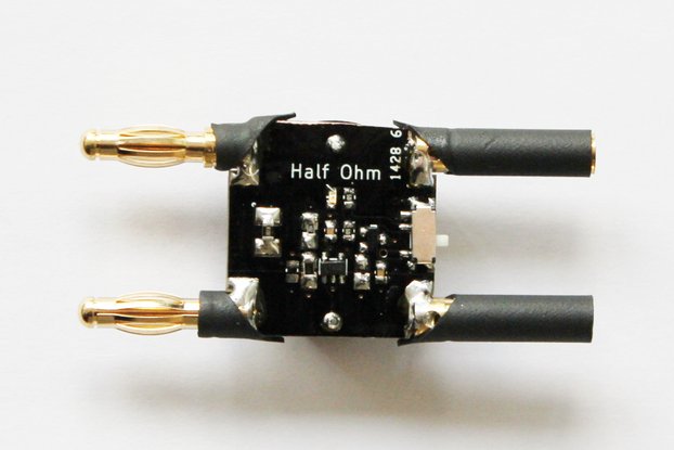 Half Ohm milliohm adapter