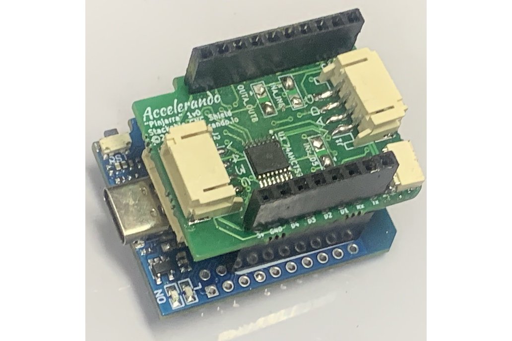 Pinjarra 2-axis motor control shield for D1 bus 1
