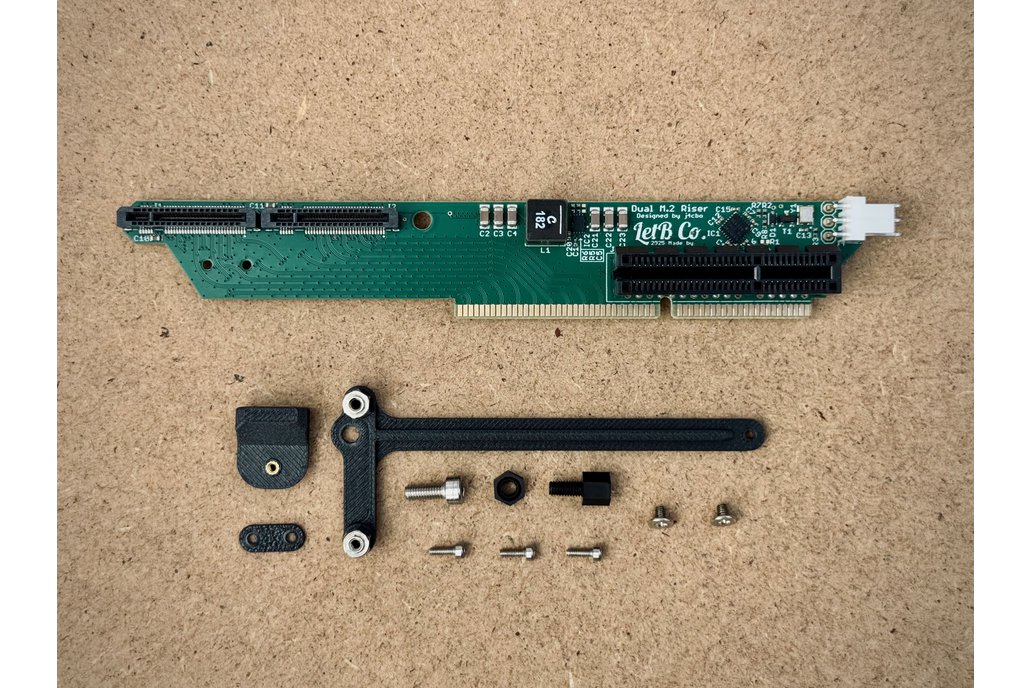 PCIe Riser 2x NVMe + x4 Lenovo Tiny M920/M720/P330 1
