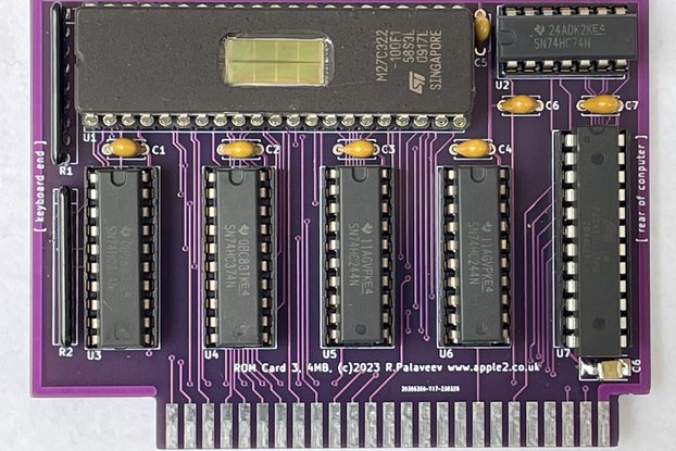 ROMCARD3 ProDOS ROM Drive 4MB v1.0 for Apple II